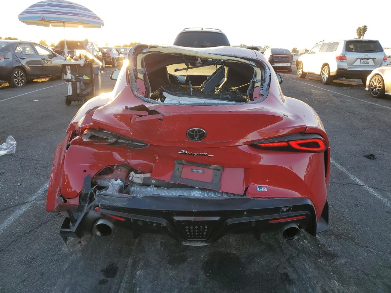 2021 Toyota Supra Base VIN: WZ1DB0C02MW042357 Lot: 79090214