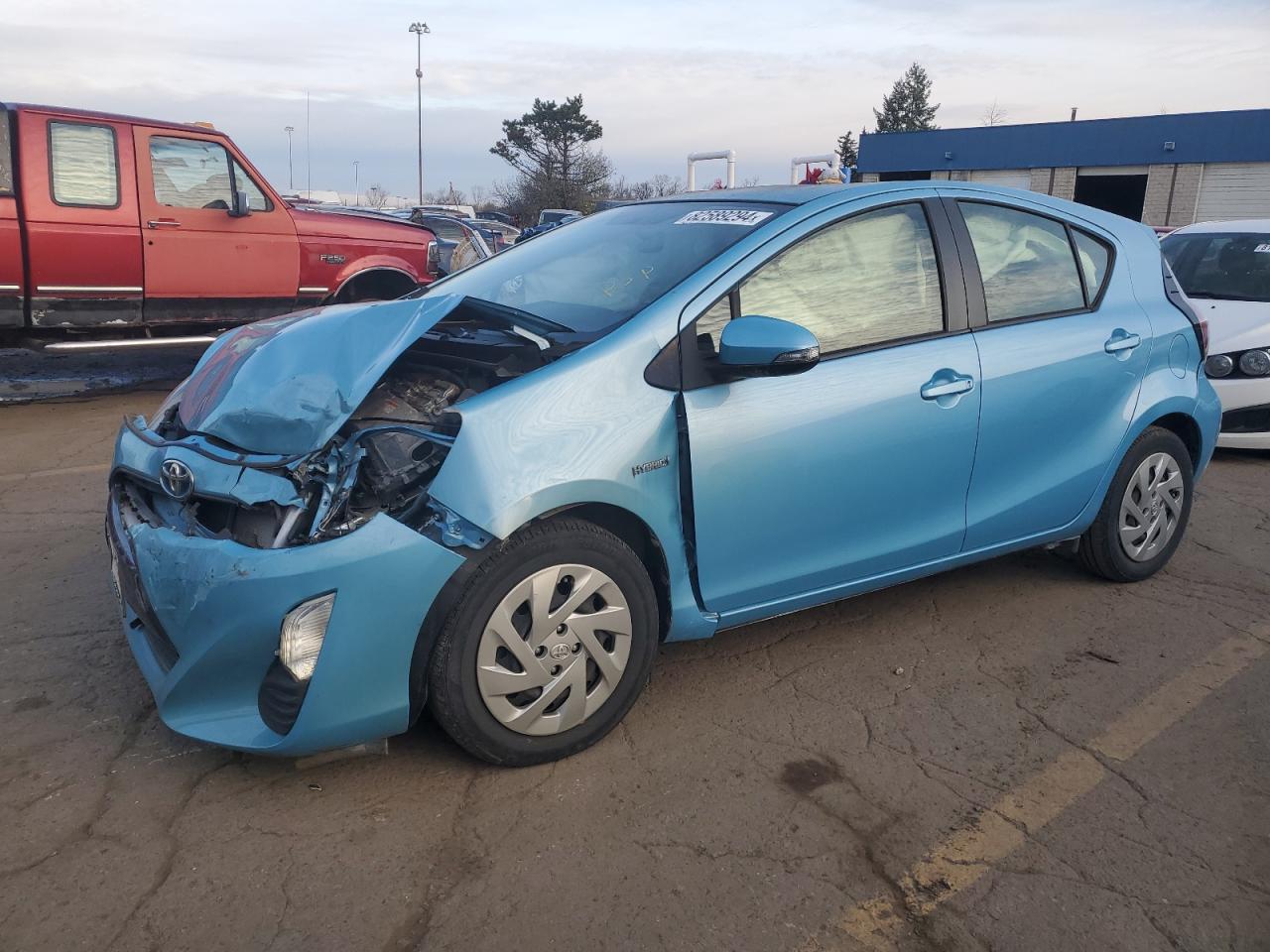 VIN JTDKDTB36G1118371 2016 TOYOTA PRIUS no.1