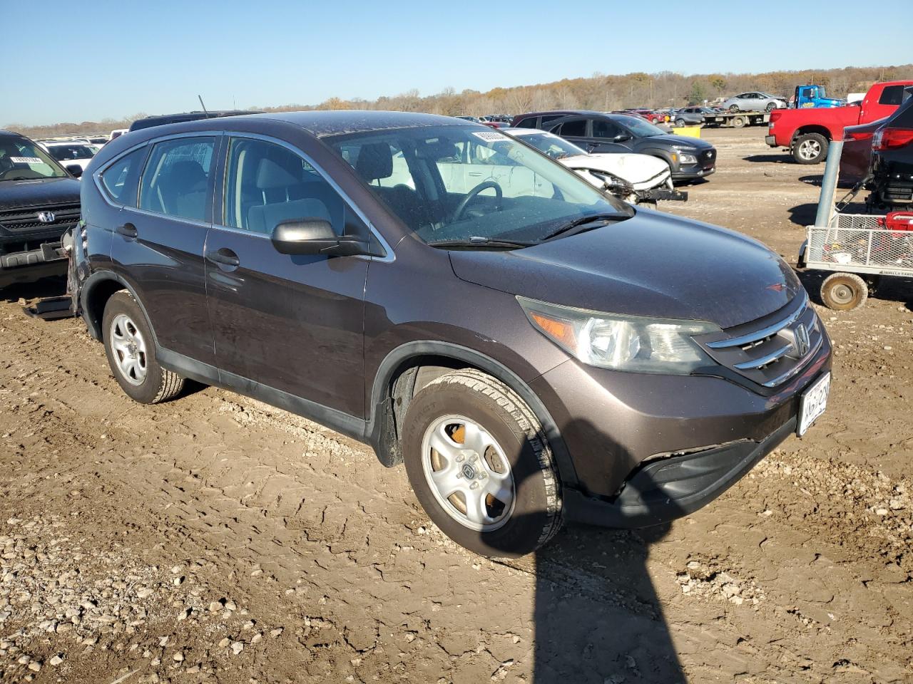 2014 Honda Cr-V Lx VIN: 2HKRM4H38EH708430 Lot: 80900834