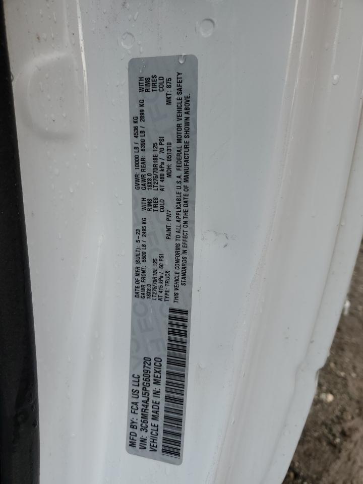 2023 Ram 2500 Tradesman VIN: 3C6MR4AJ5PG609720 Lot: 82256674
