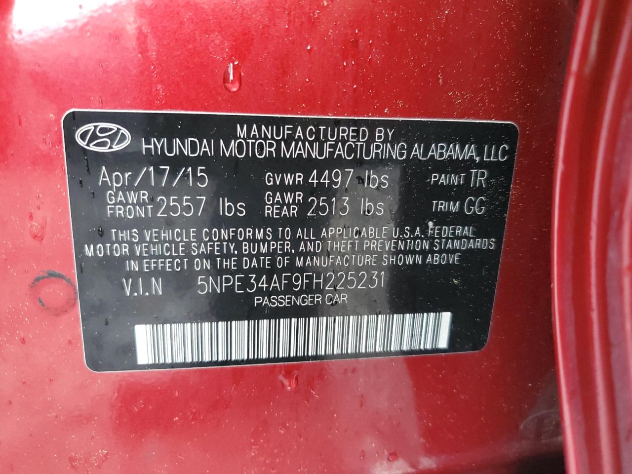 2015 Hyundai Sonata - Image 13
