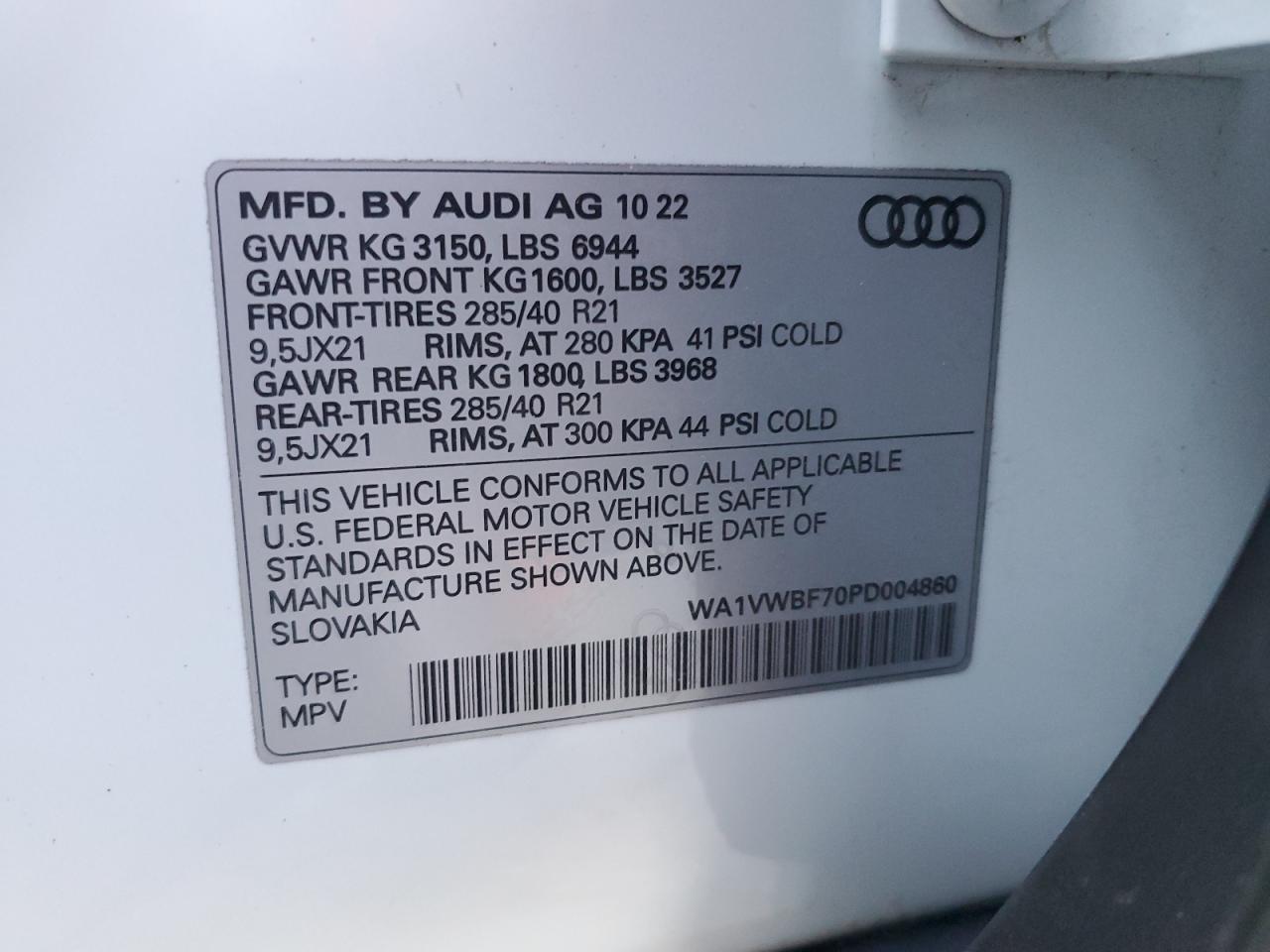 2023 Audi SQ7 - Image 13
