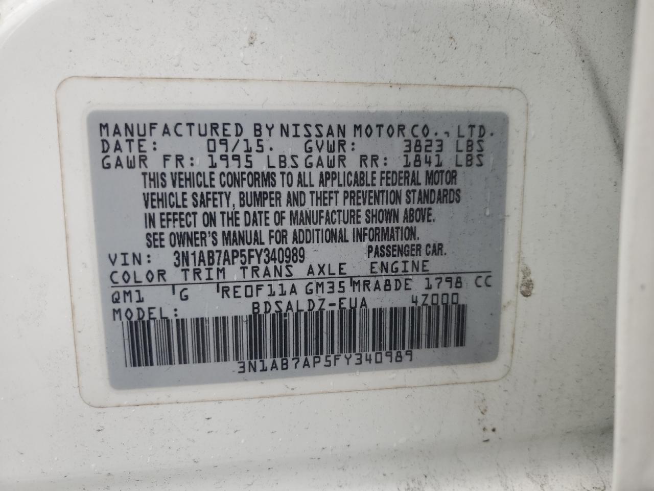 2015 Nissan Sentra - Image 12