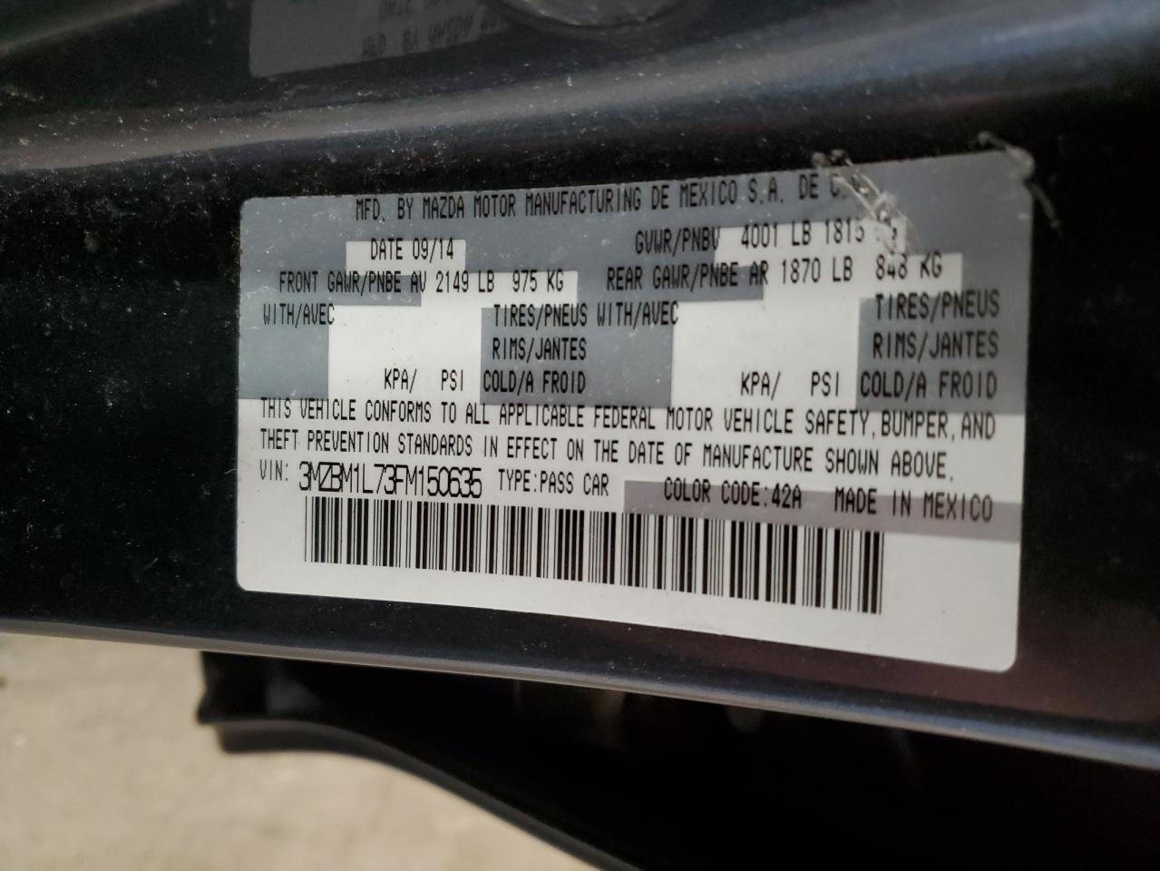 2015 Mazda 3 - Image 15