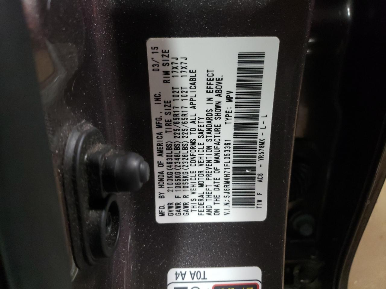 2015 Honda CR-V - Image 13
