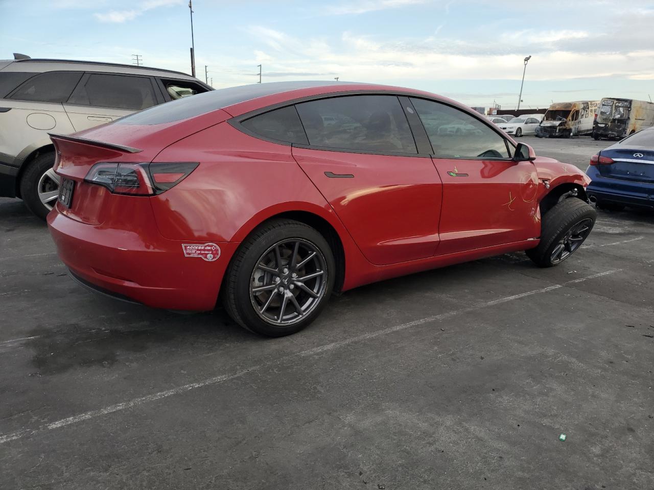 VIN 5YJ3E1EA5LF804435 2020 TESLA MODEL 3 no.3