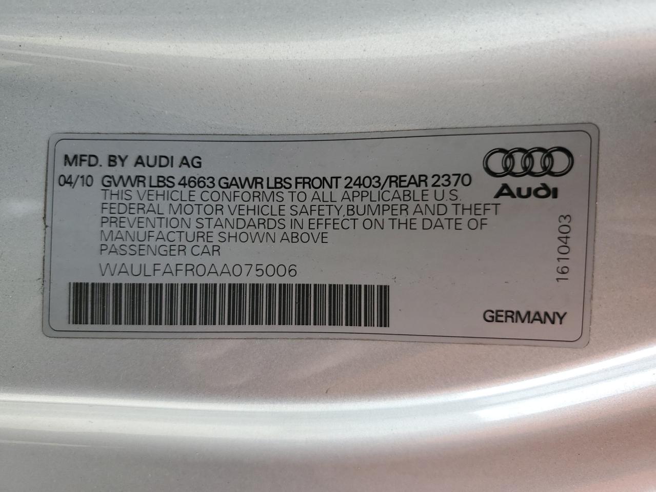 2010 Audi A5 - Image 12