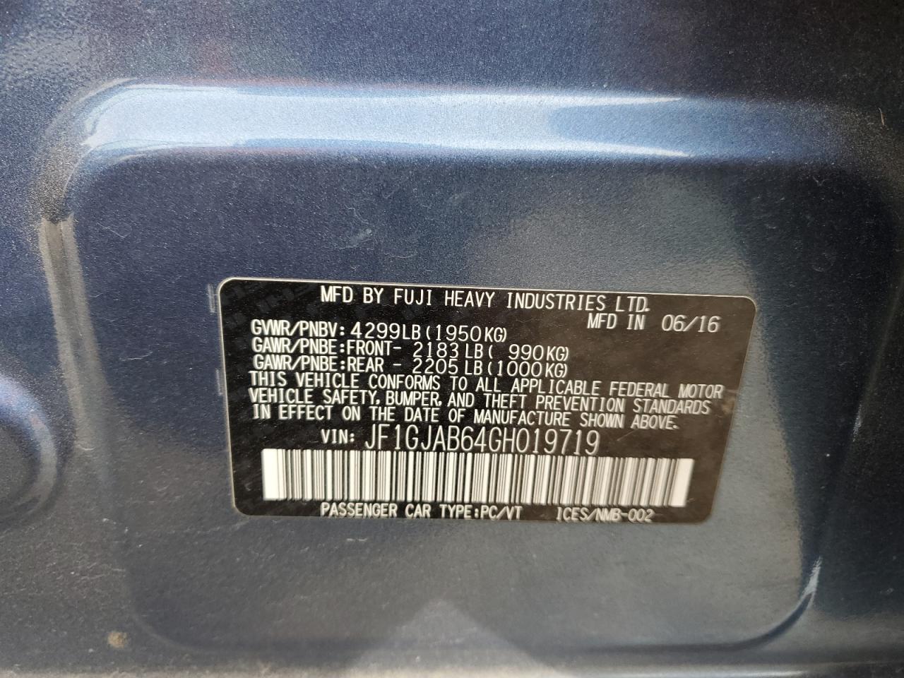 2016 Subaru Impreza - Image 12