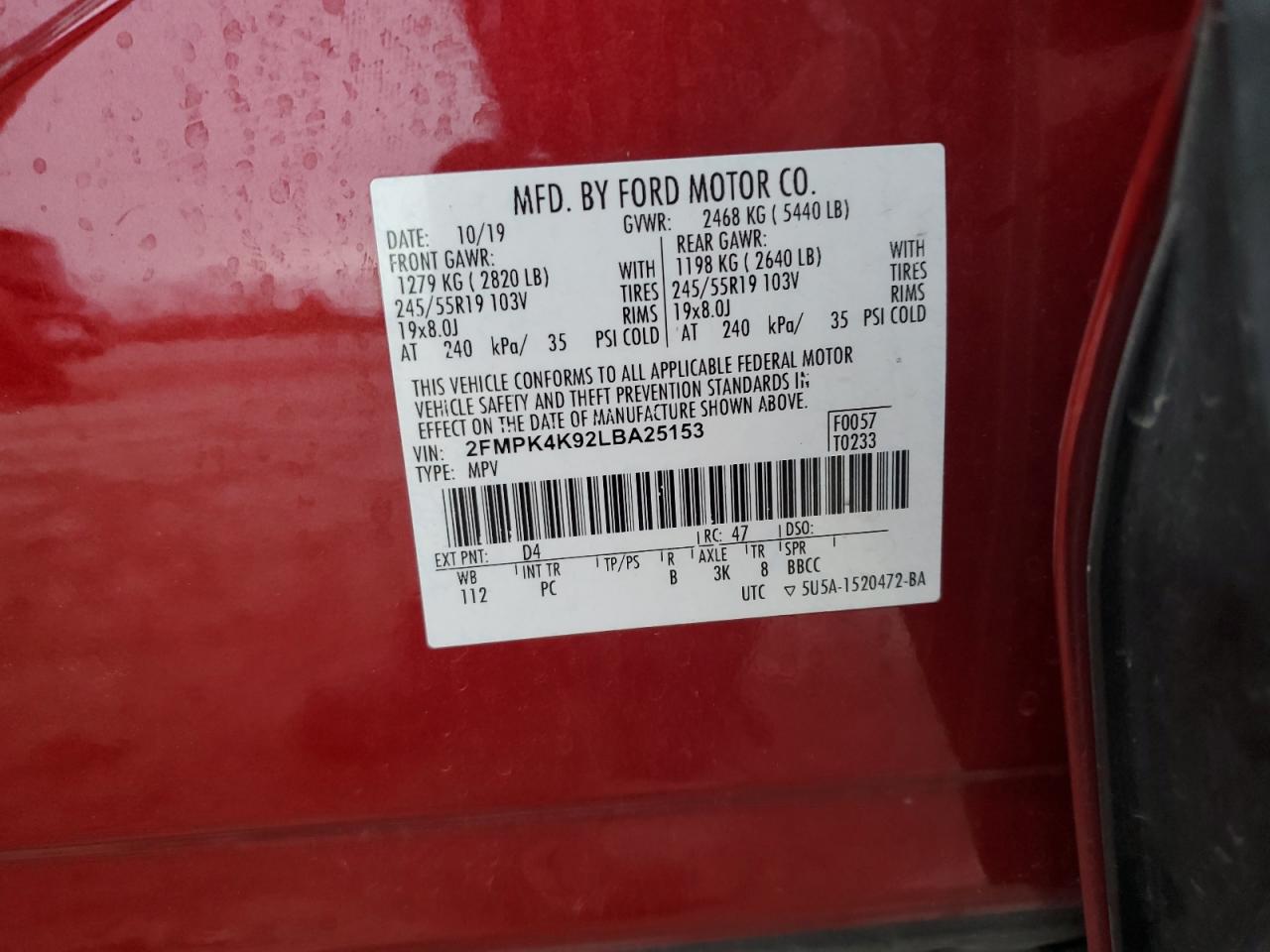 2020 Ford Edge - Image 15