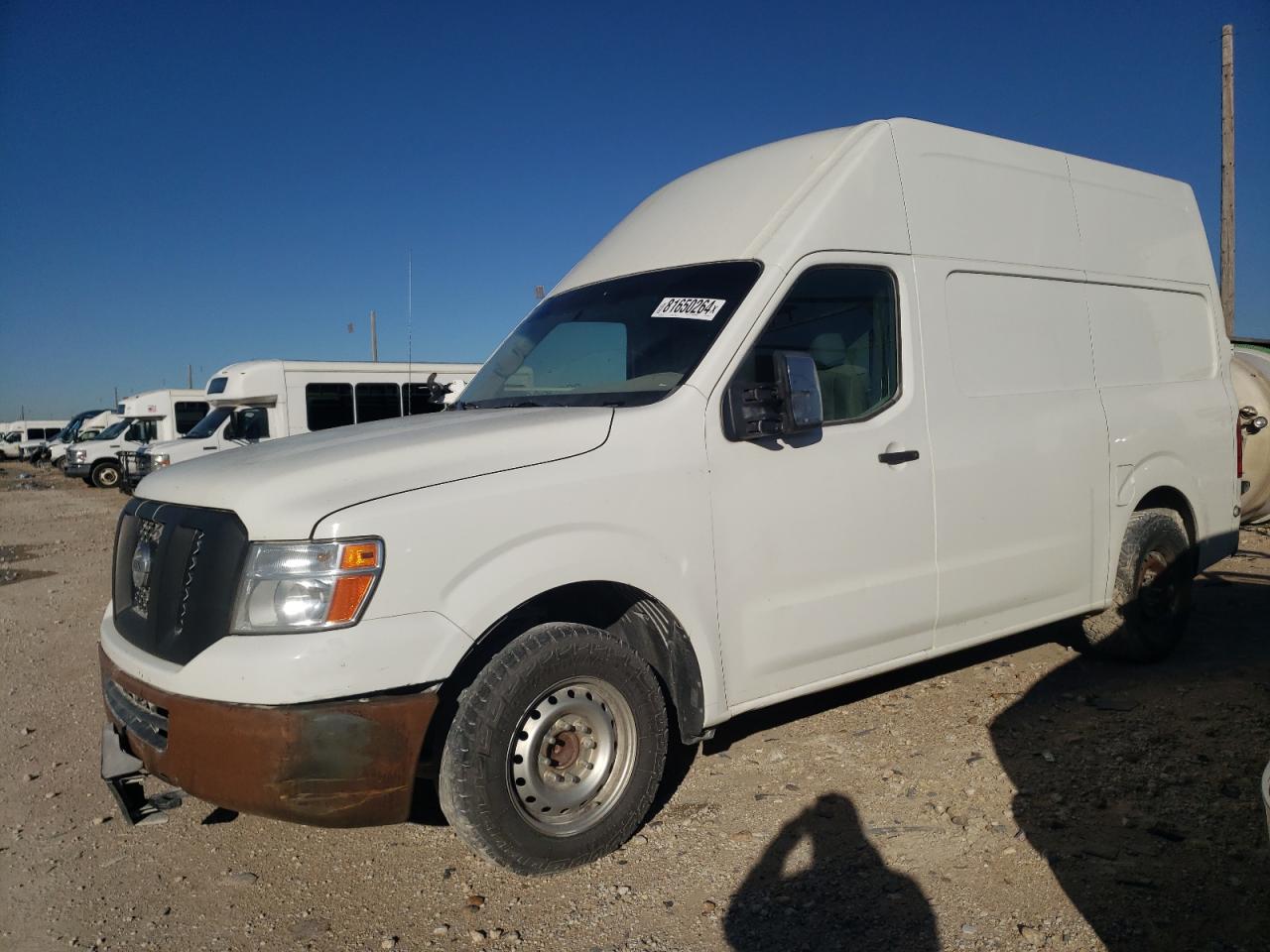 2018 Nissan Nv 2500 S en Venta en Grand Prairie, TX - Undercarriage