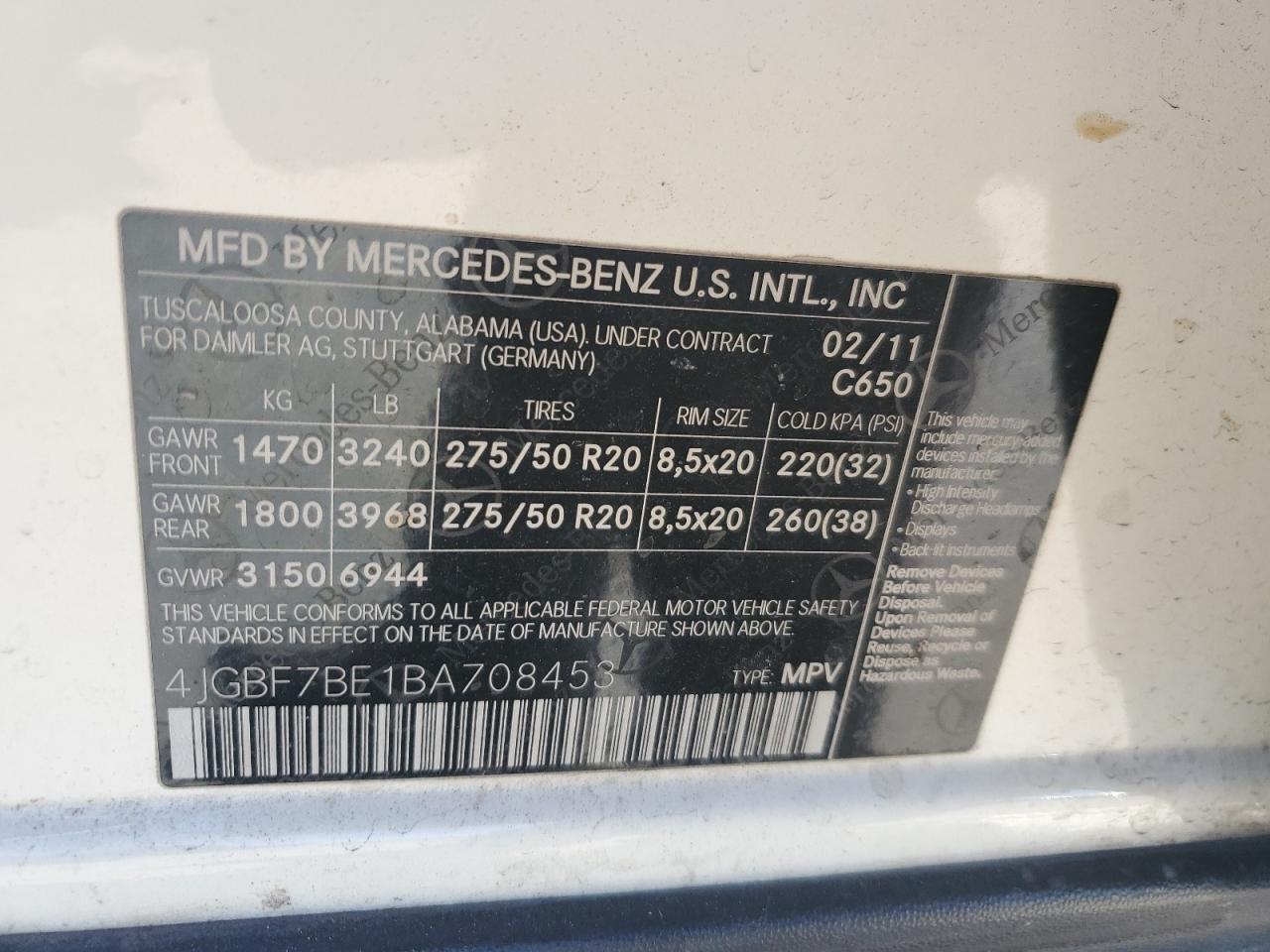 2011 Mercedes-Benz GL-klasse - Image 12
