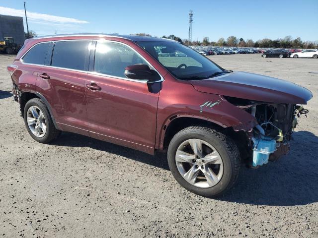  TOYOTA HIGHLANDER 2015 Burgundy