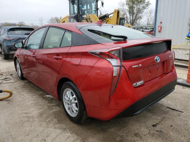  TOYOTA PRIUS 2016 Красный