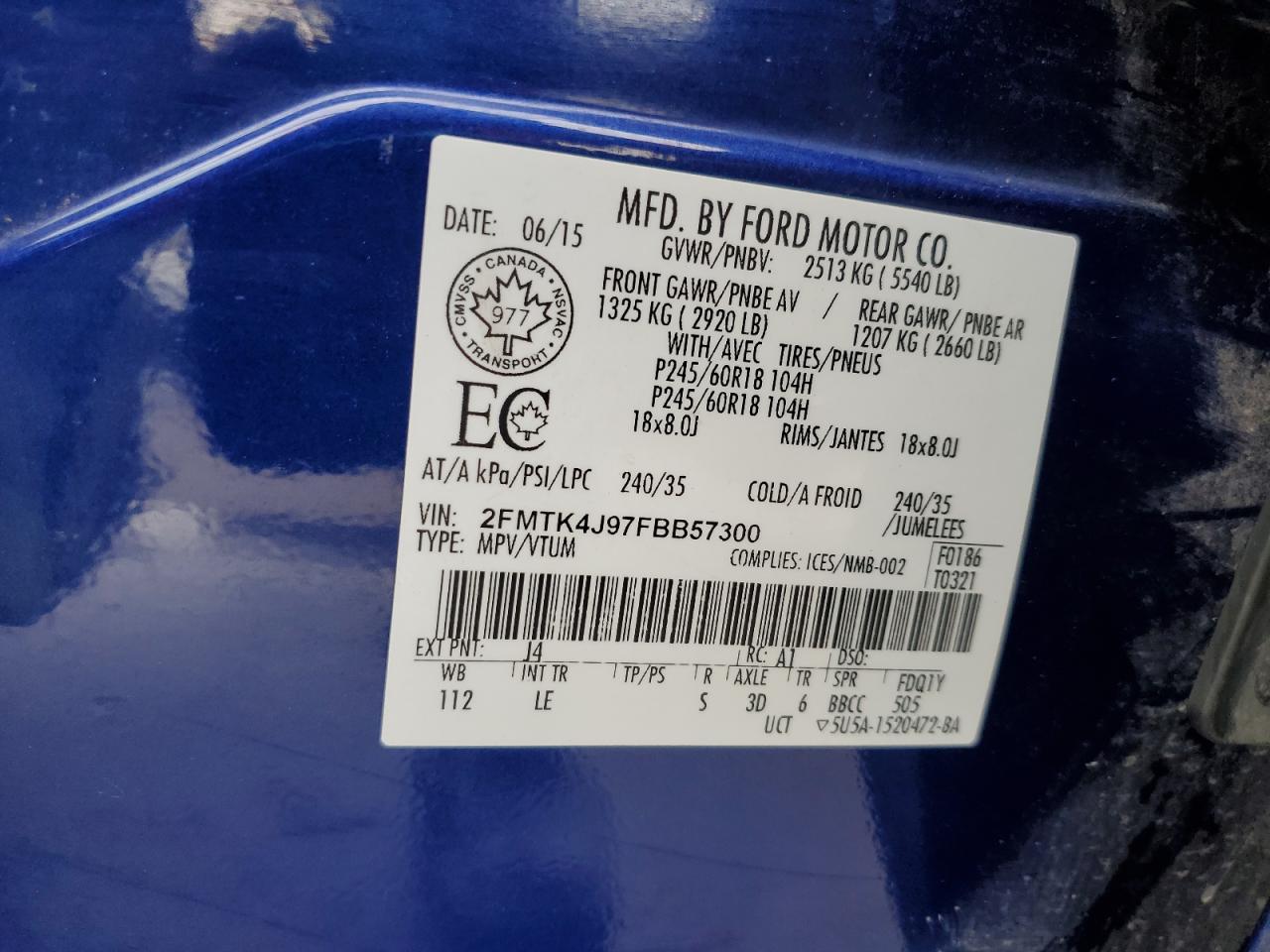 2015 Ford Edge - Image 13