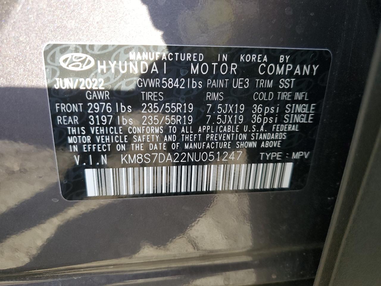 2022 Hyundai Santa Fe - Image 16