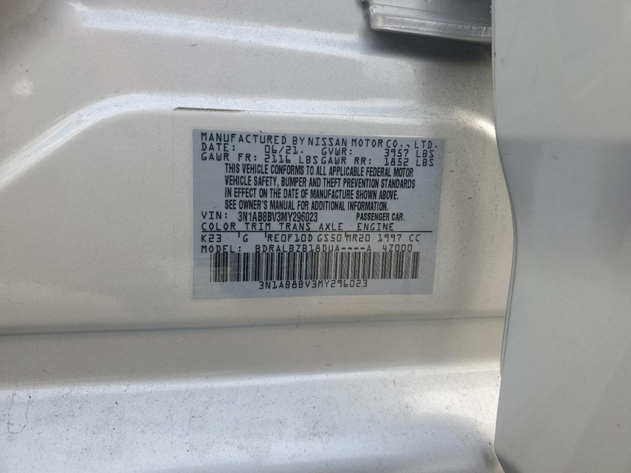 2021 Nissan Sentra - Image 13