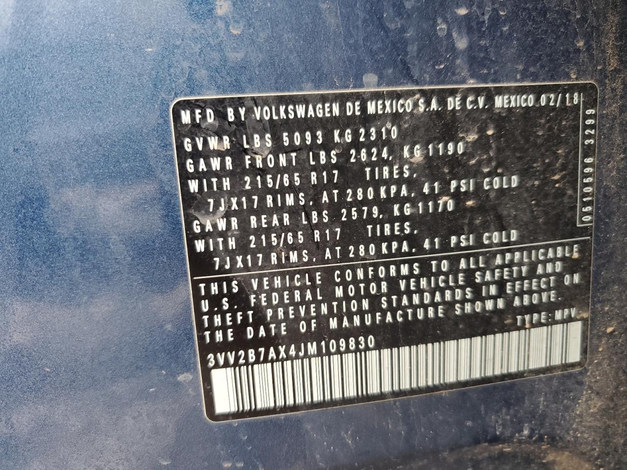 2018 Volkswagen Tiguan - Image 13