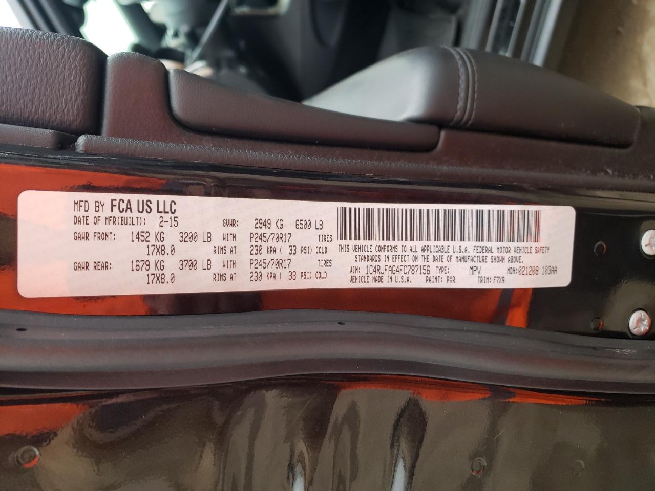 2015 Jeep Grand Cherokee - Image 12