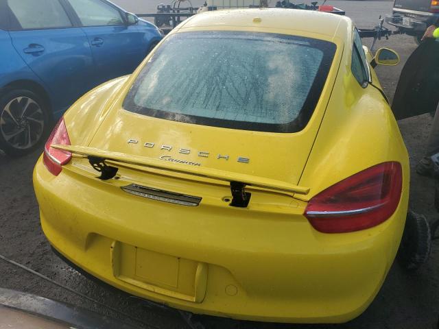  PORSCHE CAYMAN 2014 Желтый