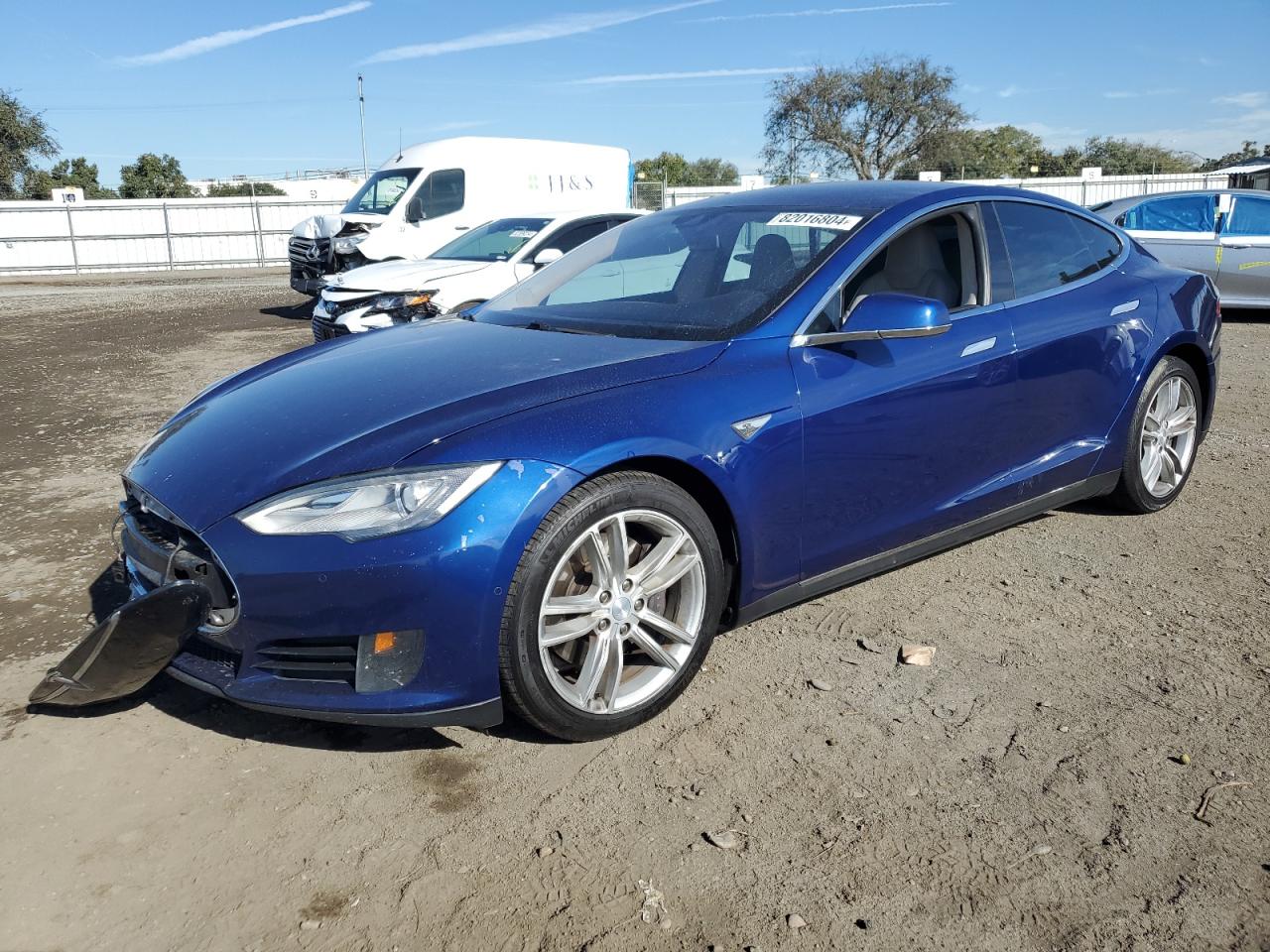 VIN 5YJSA1E2XFF116449 2015 TESLA MODEL S no.1