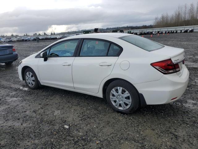  HONDA CIVIC 2014 White