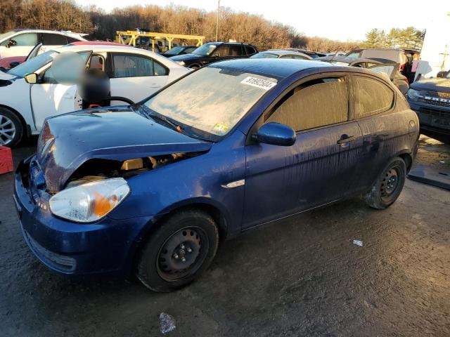 2010 Hyundai Accent Blue продається в Windsor, NJ - Front End