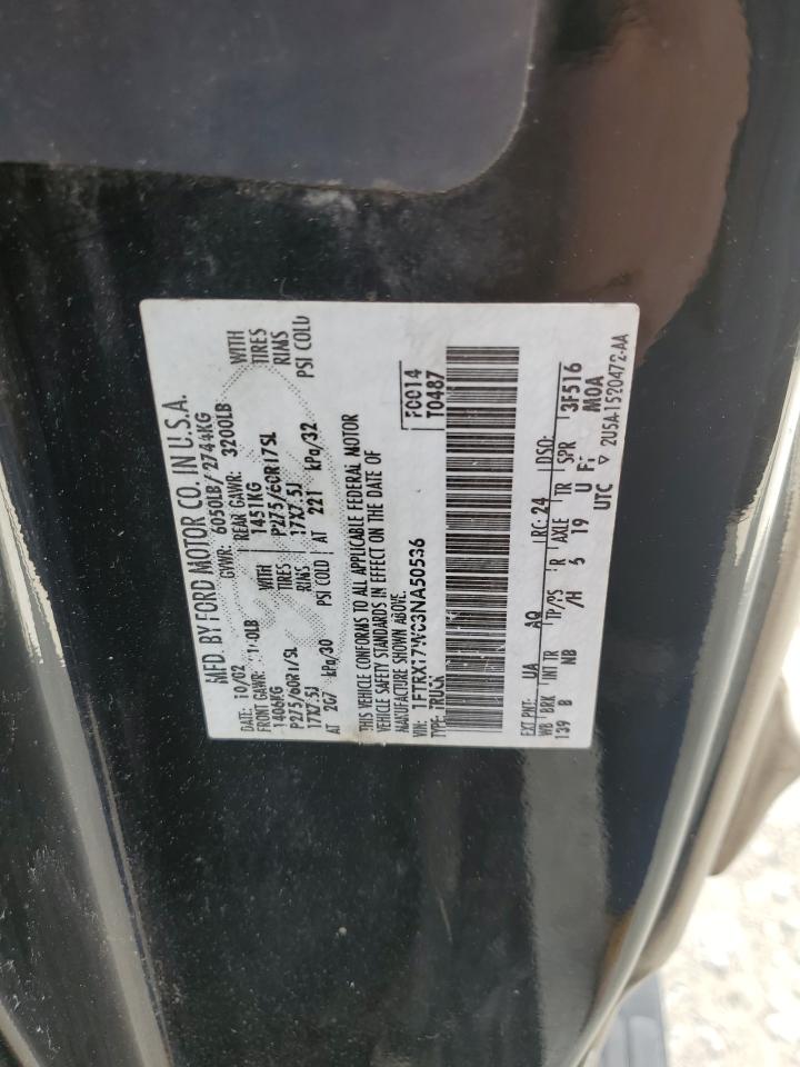 2003 Ford F150 VIN: 1FTRX17W03NA50536 Lot: 78916204