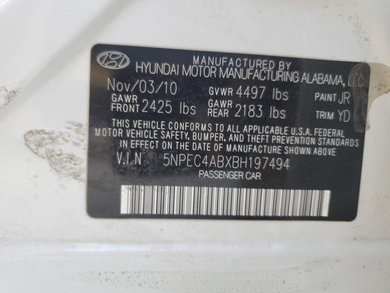 2011 Hyundai Sonata - Image 12