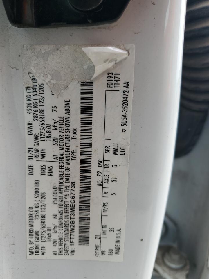 1FT7W2BT3MEC67738 2021 FORD F250 - Image 14