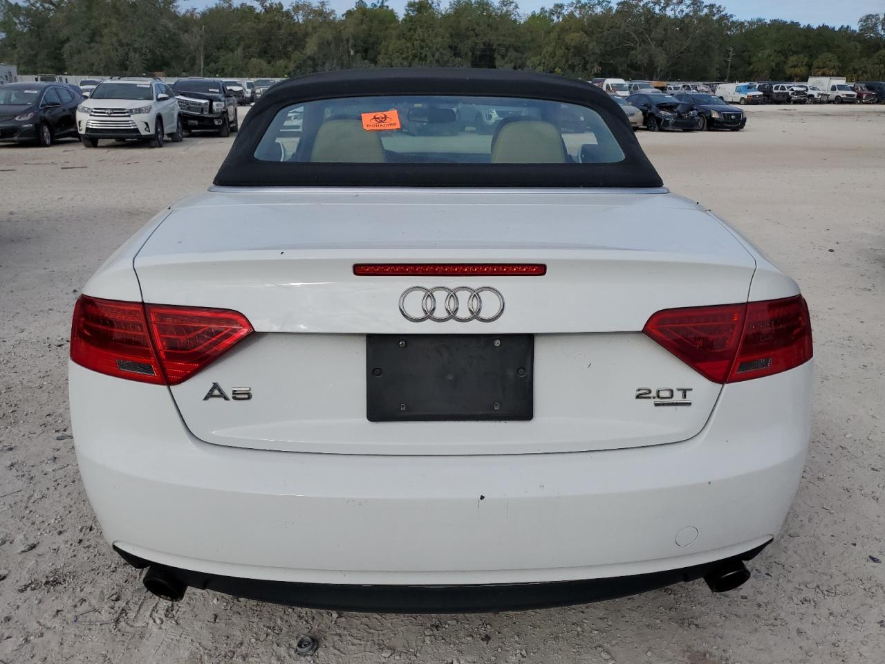 2013 Audi A5 Premium VIN: WAUCFAFHXDN003735 Lot: 81081024