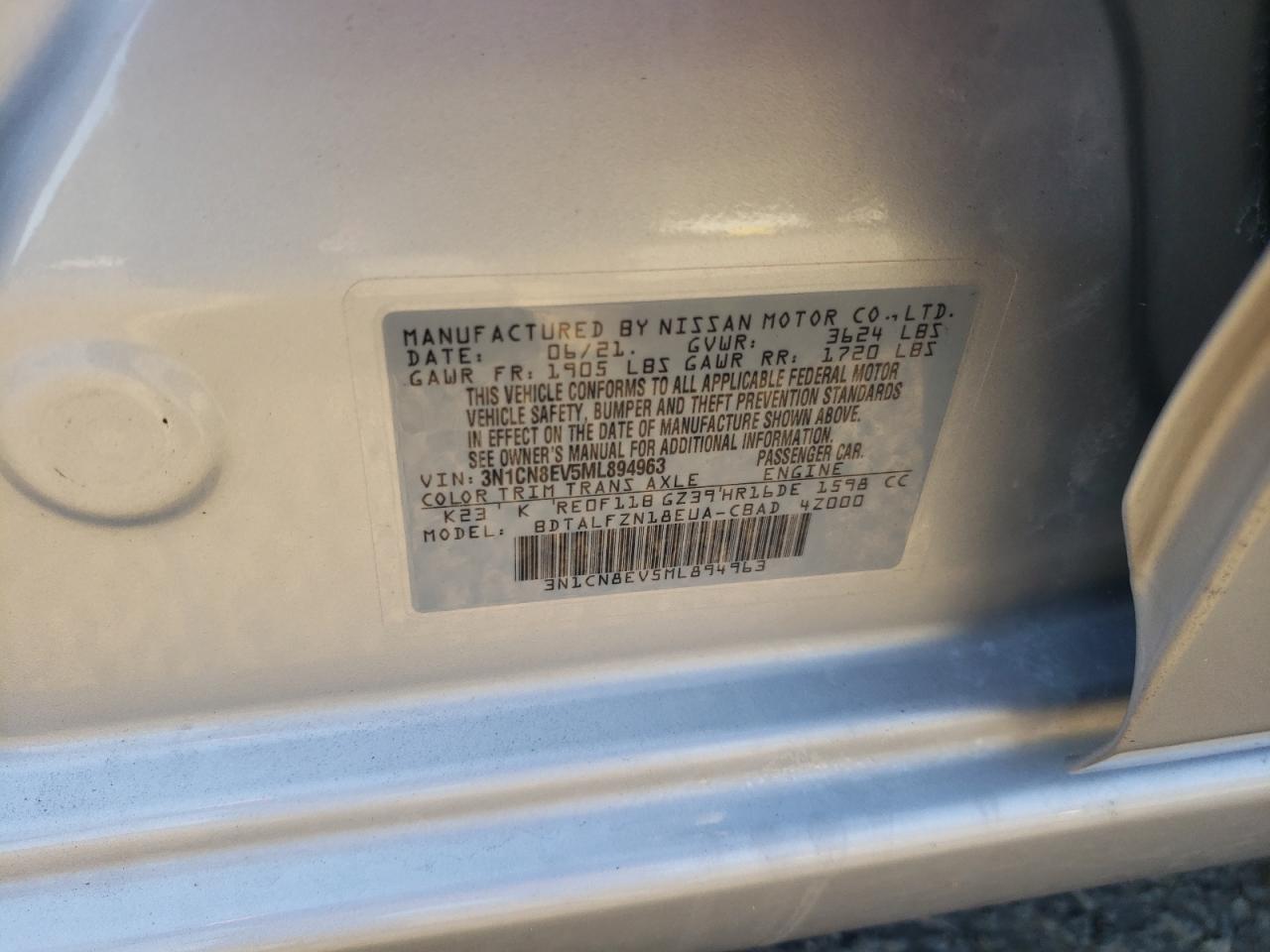 2021 Nissan Versa - Image 12
