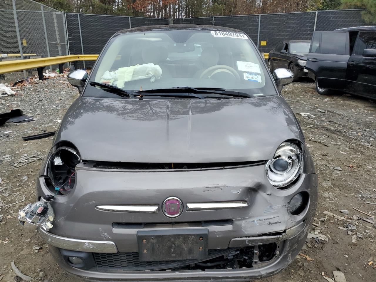 2013 Fiat 500 Lounge VIN: 3C3CFFCRXDT543846 Lot: 81649204