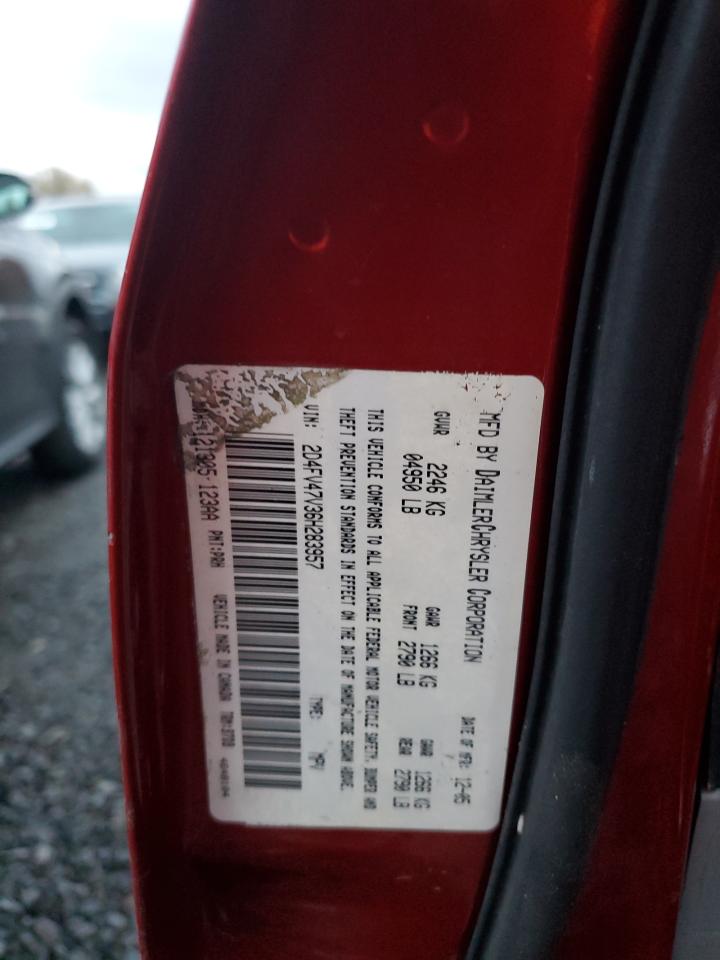2006 Dodge Magnum Sxt VIN: 2D4FV47V36H283957 Lot: 79571204