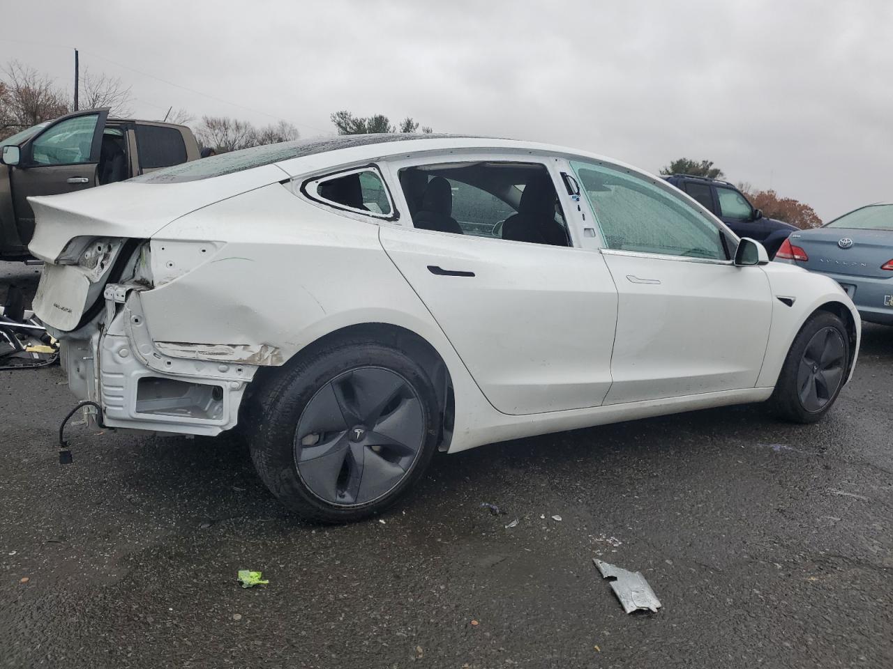 VIN 5YJ3E1EB6LF637155 2020 TESLA MODEL 3 no.3