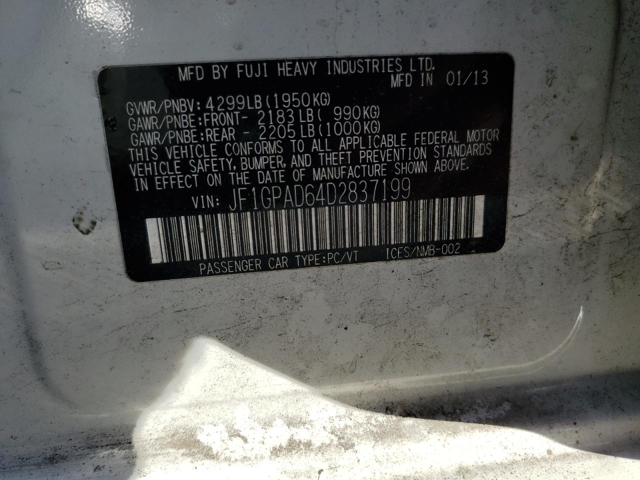 2013 Subaru Impreza - Image 15