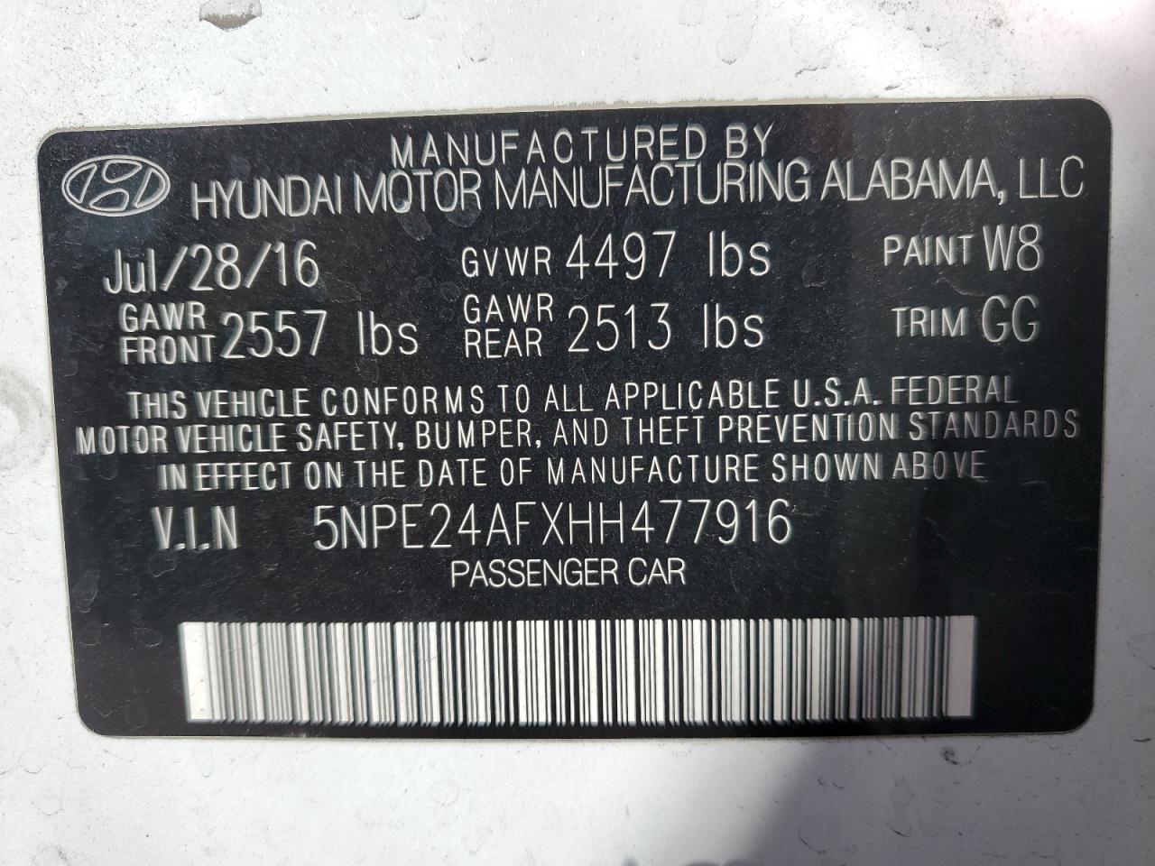 2017 Hyundai Sonata - Image 12