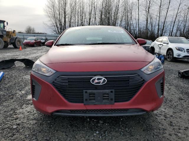  HYUNDAI IONIQ 2019 Красный