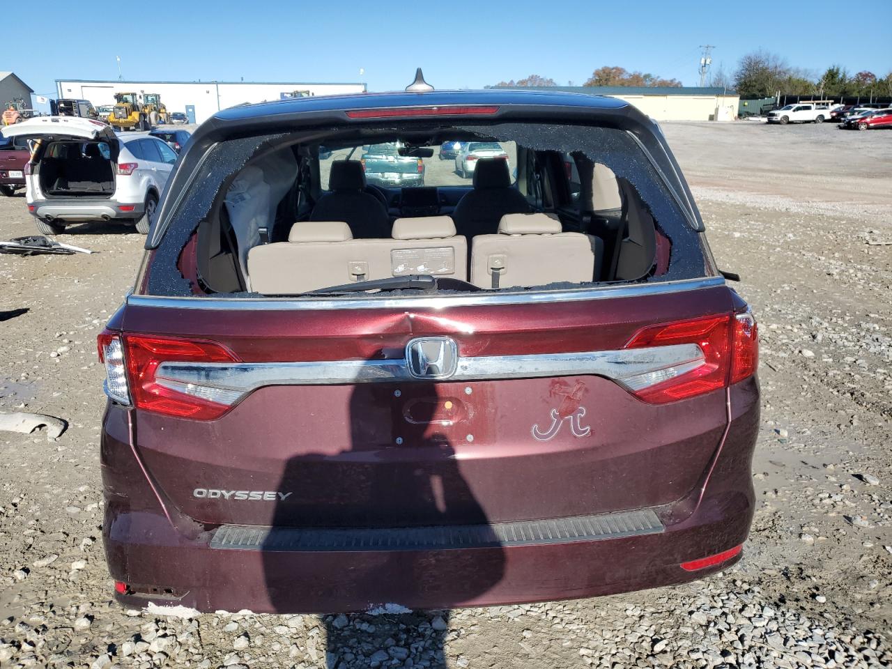 2019 Honda Odyssey Exl VIN: 5FNRL6H76KB129495 Lot: 80982984