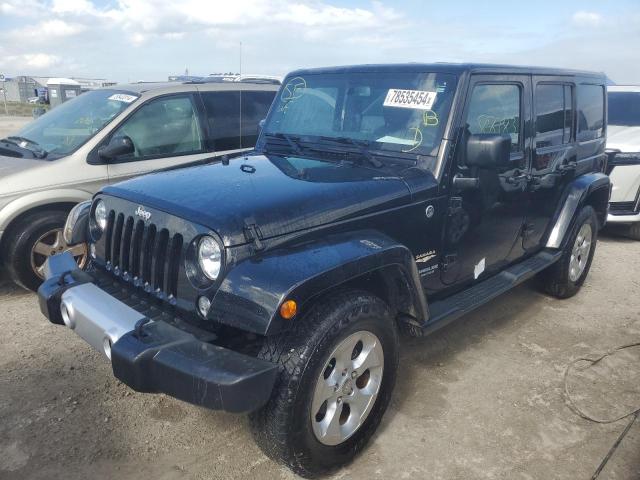 2015 Jeep Wrangler Unlimited Sahara zu verkaufen in Riverview, FL - Water/Flood