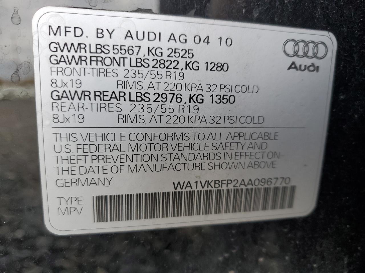 2010 Audi Q5 - Image 16