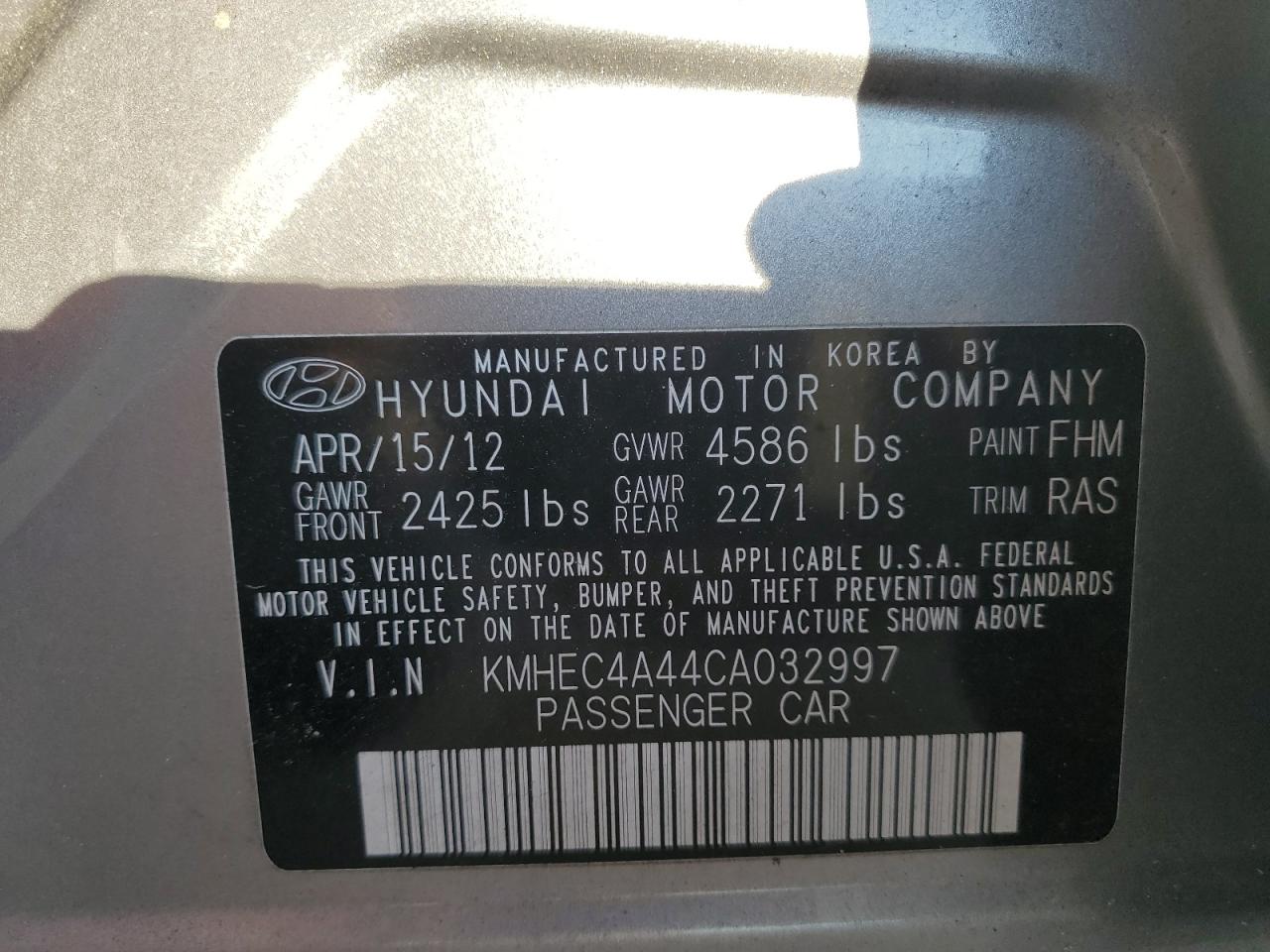 2012 Hyundai Sonata - Image 13