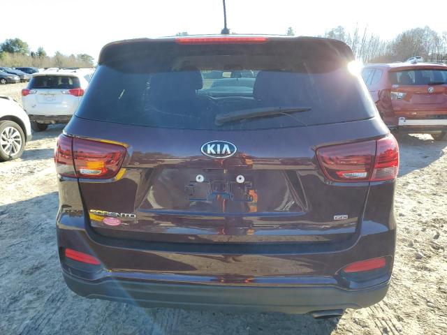  KIA SORENTO 2019 Maroon