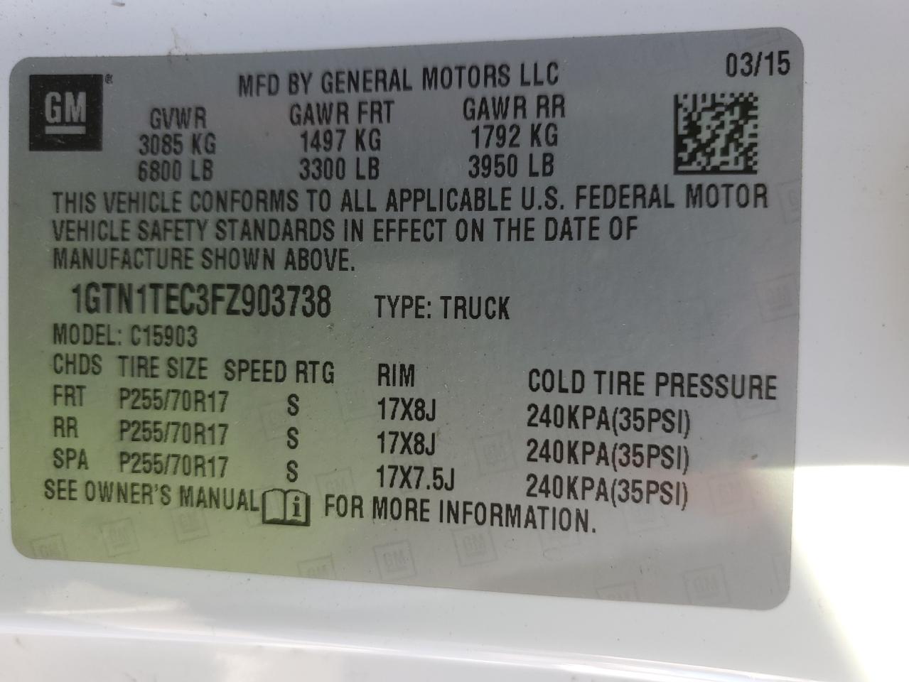 2015 GMC Sierra - Image 12