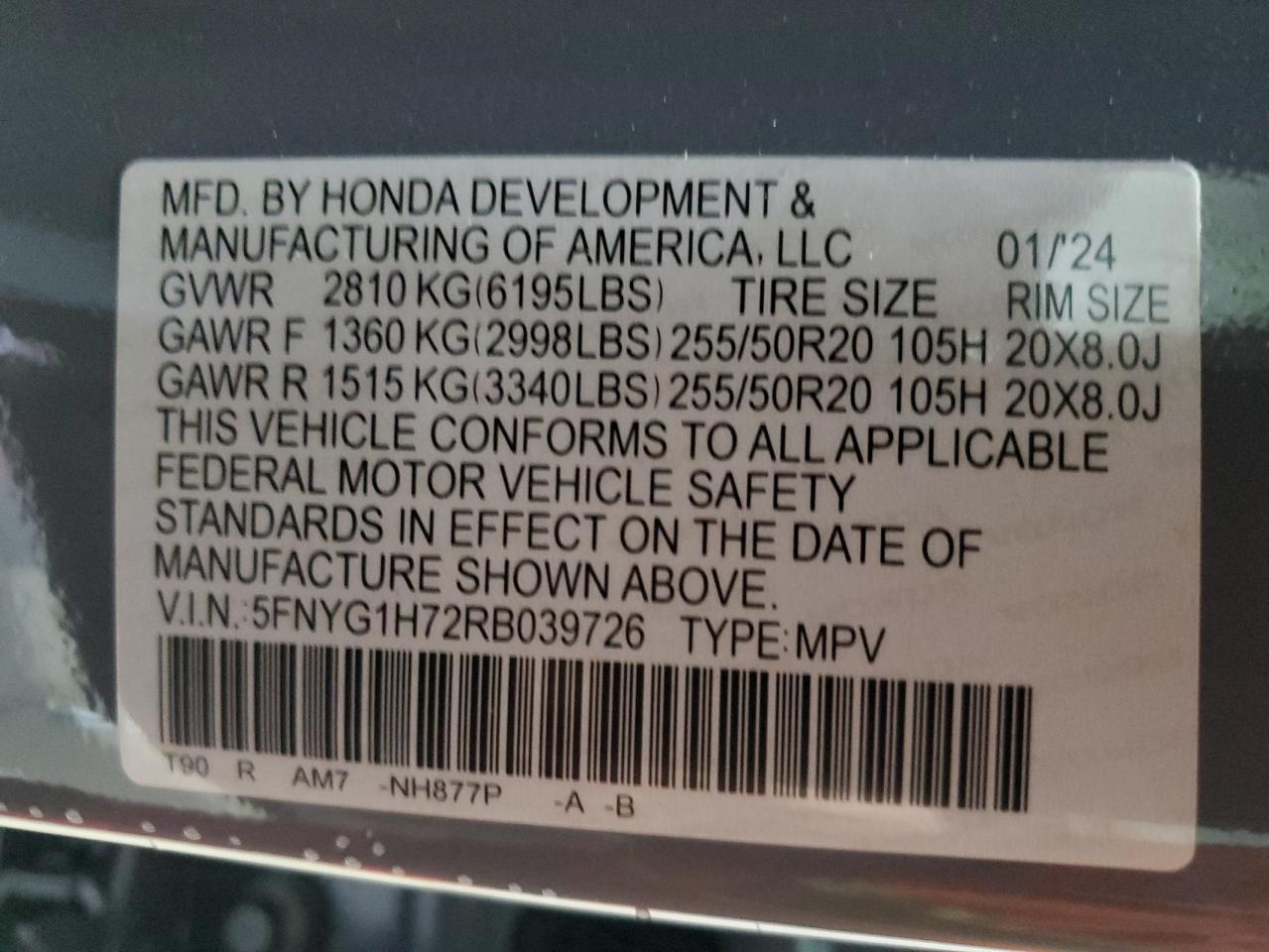2024 Honda Pilot - Image 14