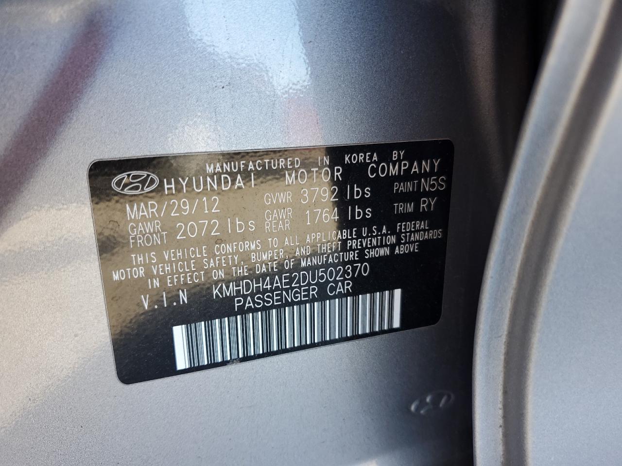 2013 Hyundai Elantra - Image 12
