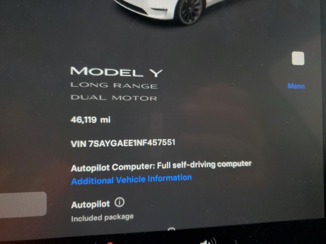 2022 Tesla Model Y VIN: 7SAYGAEE1NF457551 Lot: 82097574