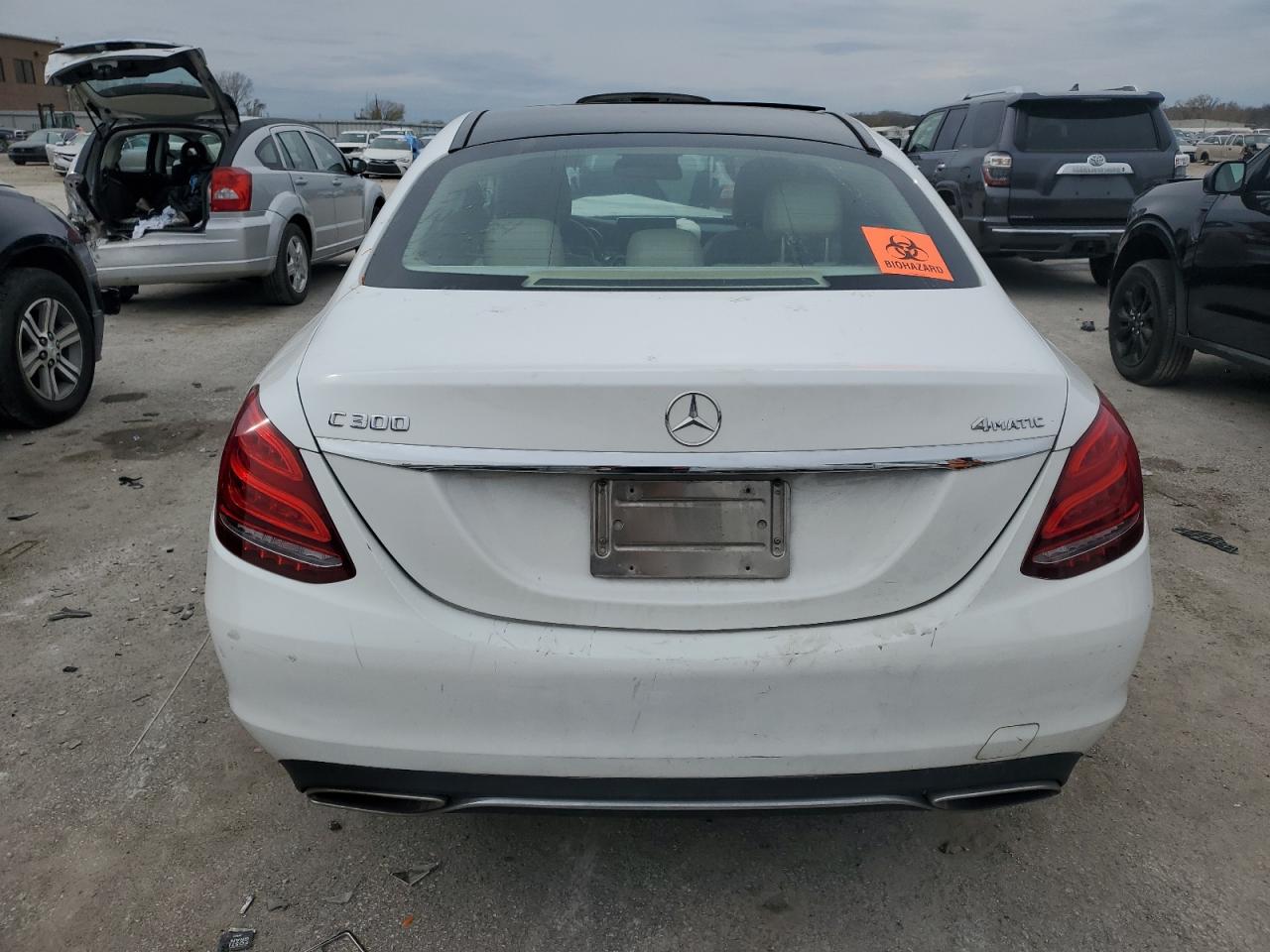 2015 Mercedes-Benz C 300 4Matic VIN: 55SWF4KB7FU030541 Lot: 79734894