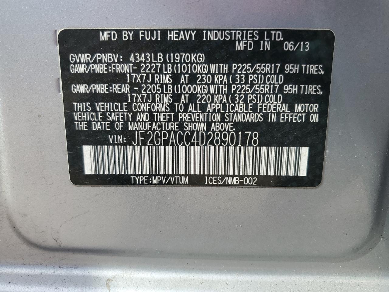 2013 Subaru XV - Image 14