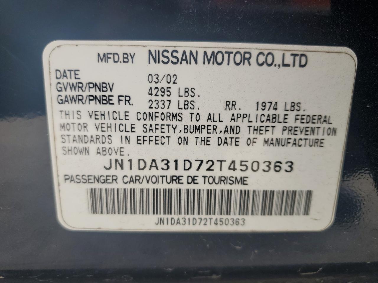 2002 Nissan Maxima - Image 14