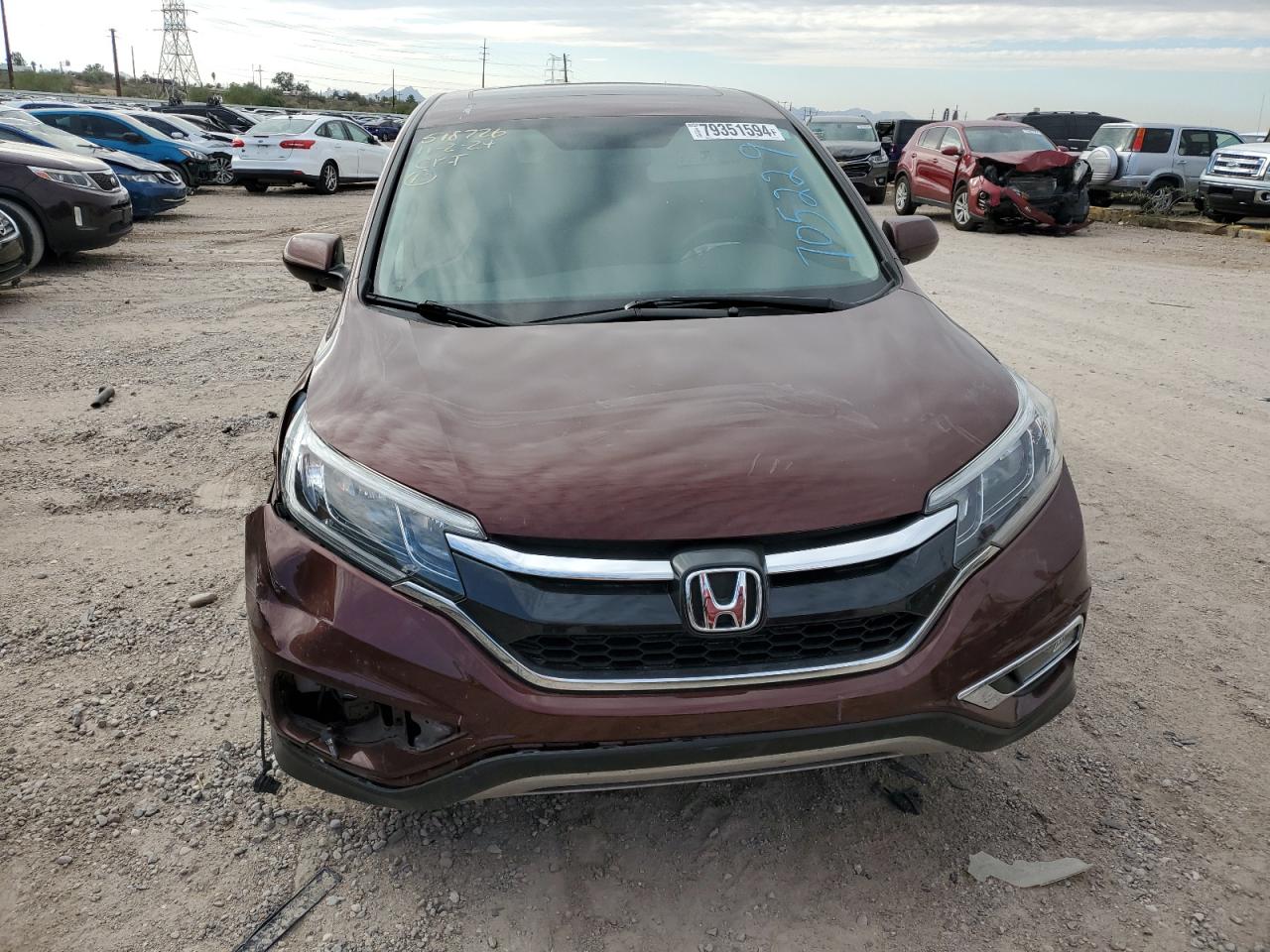 2015 Honda Cr-V Ex VIN: 3CZRM3H50FG705229 Lot: 79351594